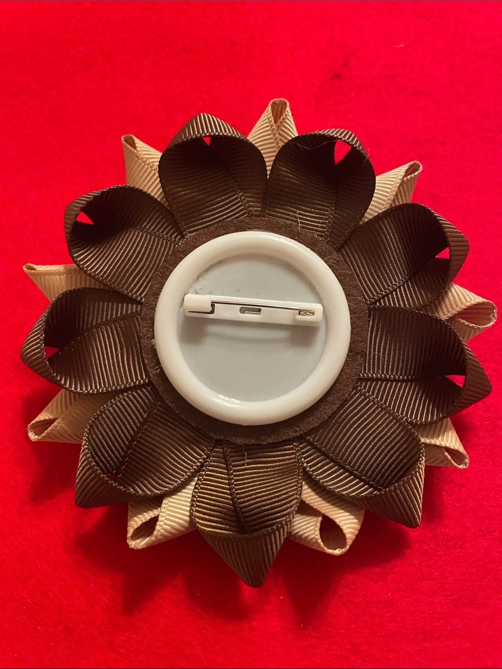Mommy to Be Rosette Badge Set - Brown and Rose Gold